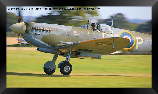 Spitfire Scramble 2 Framed Print by Colin Williams Photography