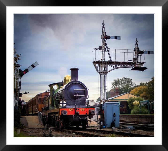 SE & CR O1-class No.65 at Horsted Keynes Framed Mounted Print by Mike Lanning