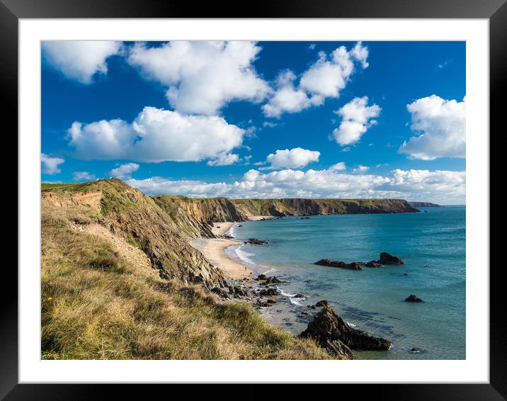 Marloes Sands, Pembrokeshire. Framed Mounted Print by Colin Allen