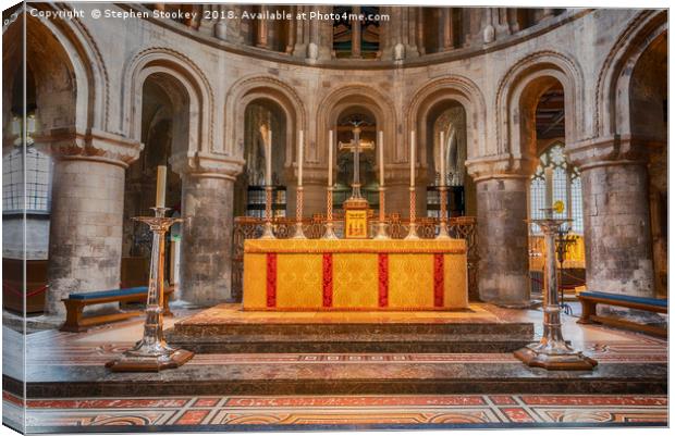 Grace - Church of St Bartholomew the Great Canvas Print by Stephen Stookey