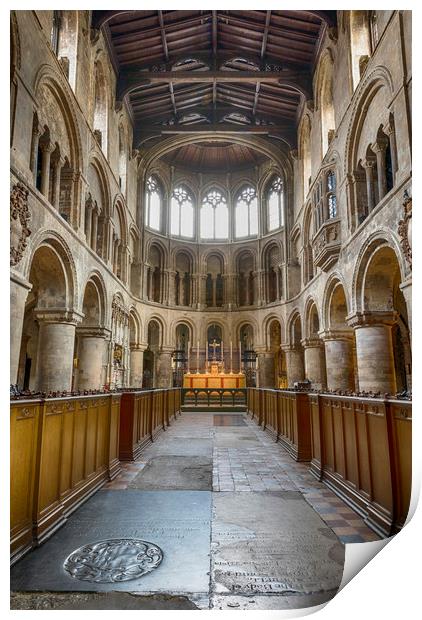 Sanctuary - Church Of St Bartholomew The Great Print by Stephen Stookey