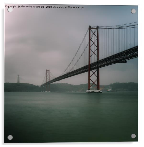 25 April Bridge, Lisbon, Portugal Acrylic by Alexandre Rotenberg