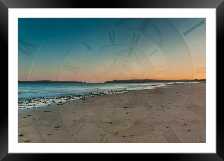 Sands Of Time Framed Mounted Print by Steve Purnell