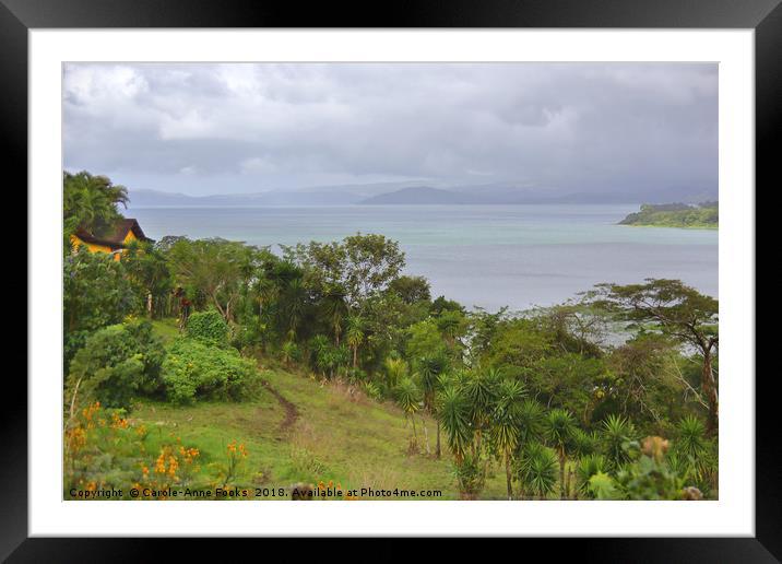 Lake Arenal Framed Mounted Print by Carole-Anne Fooks