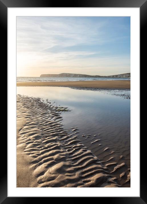 Compton Bay, Isle of Wight Framed Mounted Print by Graham Custance