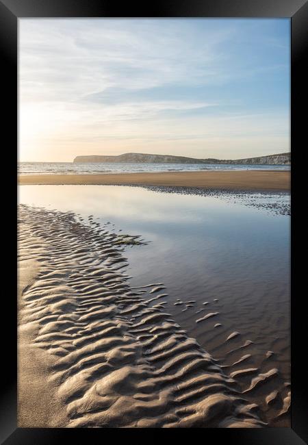 Compton Bay, Isle of Wight Framed Print by Graham Custance