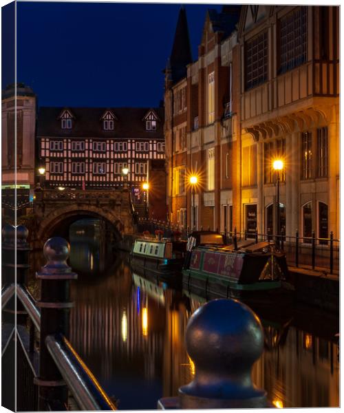 Waterside, Lincoln Canvas Print by Andrew Scott