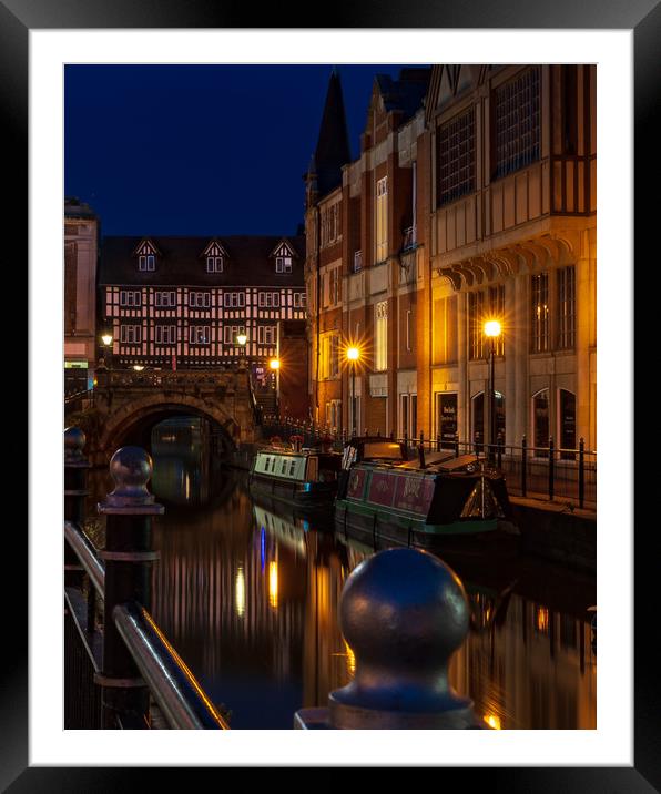 Waterside, Lincoln Framed Mounted Print by Andrew Scott