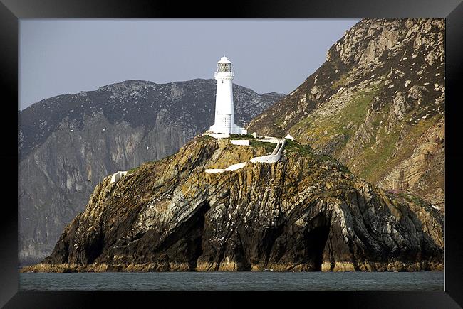 South Stack Framed Print by James Lavott