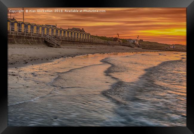 Beach front at Minnis bay Framed Print by Alan Glicksman