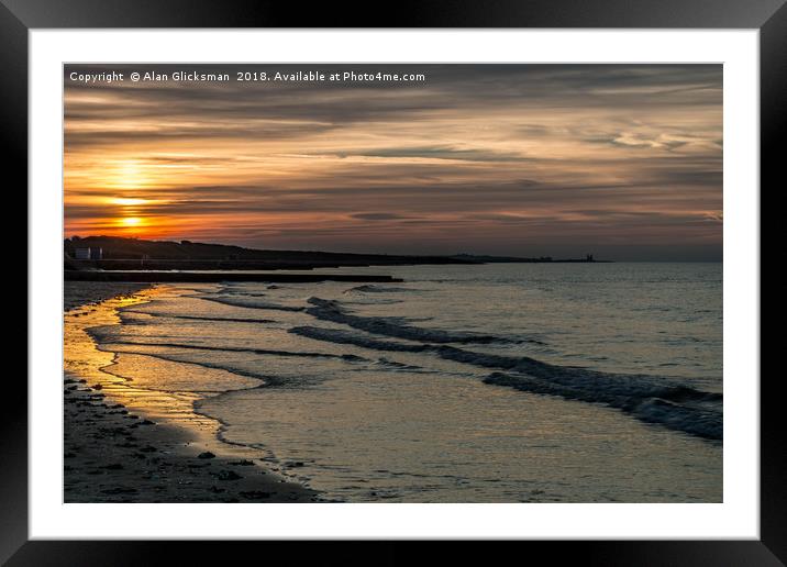 Along the waters edge Framed Mounted Print by Alan Glicksman