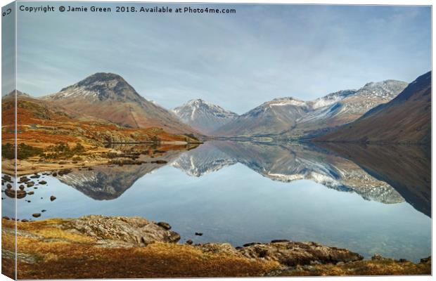 The Wasdale Fells Canvas Print by Jamie Green