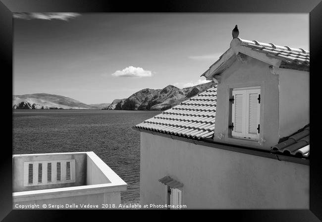 The aftenoon in the island Framed Print by Sergio Delle Vedove