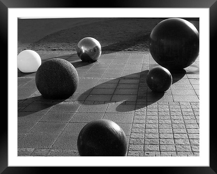 Balls. 3rd Feb2011 Framed Mounted Print by Donna Collett