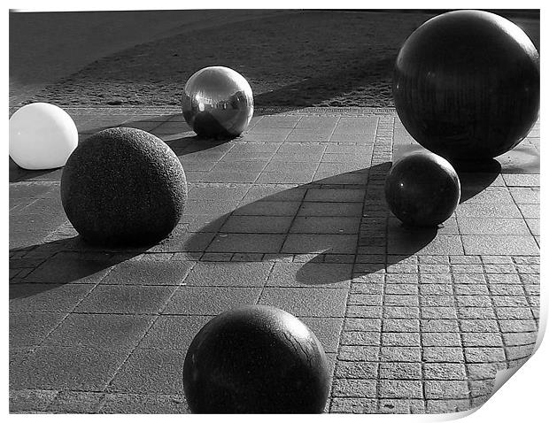 Balls. 3rd Feb2011 Print by Donna Collett
