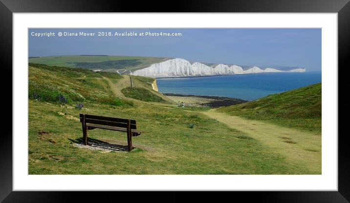 Seven Sisters Seat Framed Mounted Print by Diana Mower