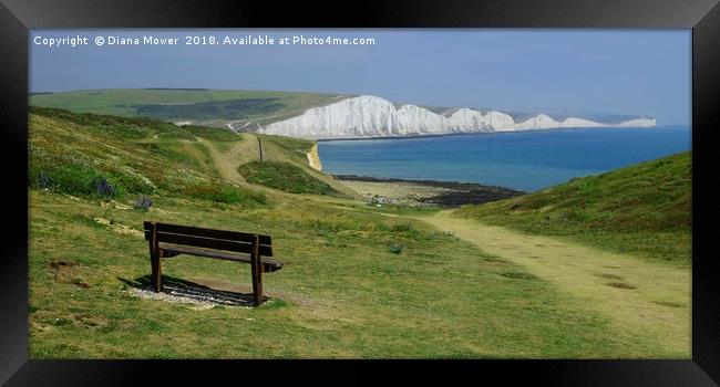 Seven Sisters Seat Framed Print by Diana Mower