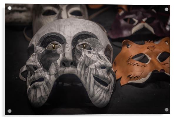 The mask Acrylic by Alan Sinclair