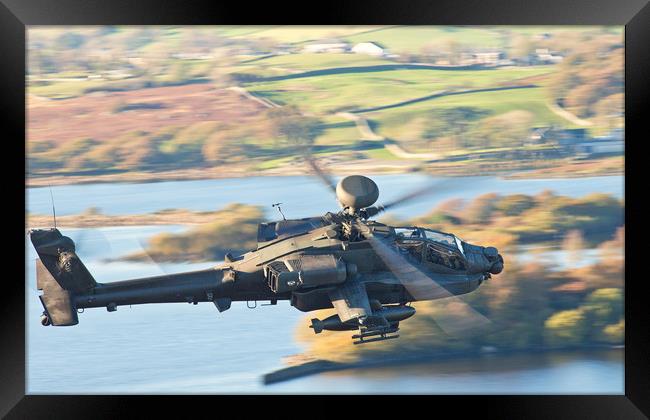 Boeing AH-64 Apache Framed Print by Rory Trappe
