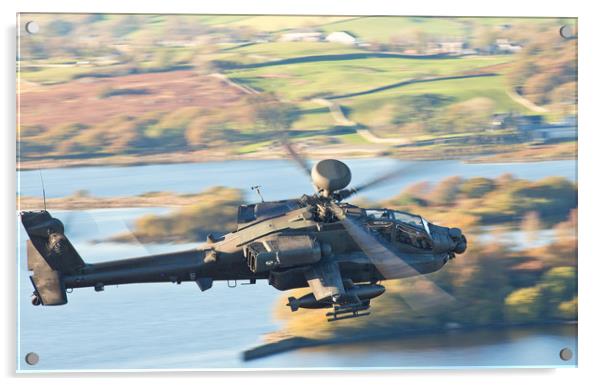 Boeing AH-64 Apache Acrylic by Rory Trappe