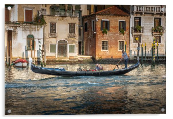 La Gondola Acrylic by Alan Sinclair