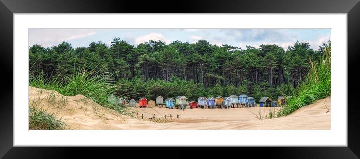 Wells next the Sea, Norfolk. Framed Mounted Print by Diana Mower