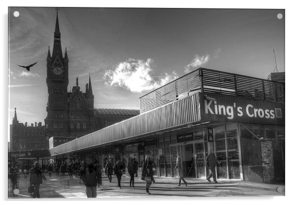 Kings cross station, London Acrylic by Jonathan Pankhurst