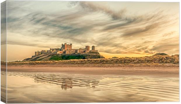 Glorious Bamburgh Castle  Canvas Print by Naylor's Photography