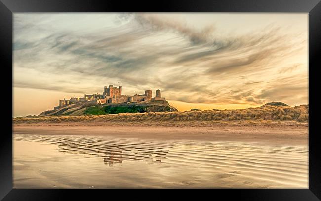 Glorious Bamburgh Castle  Framed Print by Naylor's Photography