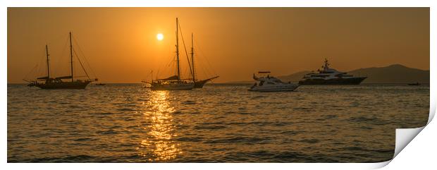 Mykonos Paradise Print by Naylor's Photography