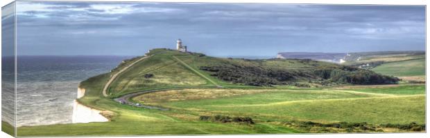 Belle Tout lighthouse Canvas Print by Diana Mower