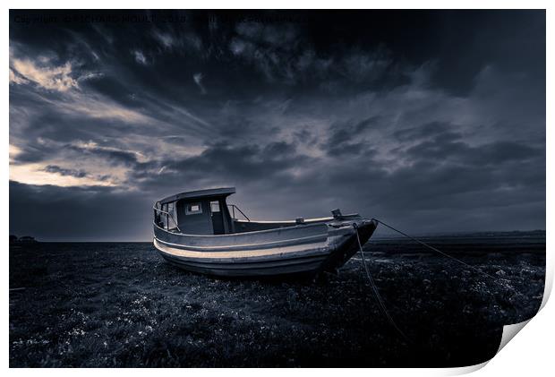 Fishing Boat Print by RICHARD MOULT