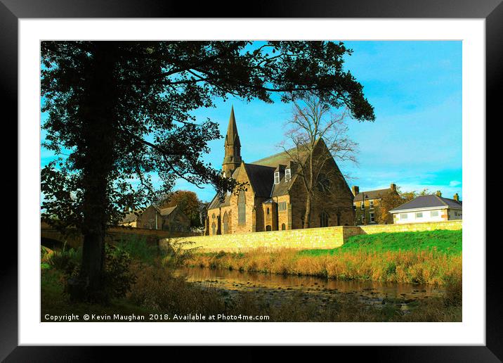 St Georges United Reformed Church In Morpeth Framed Mounted Print by Kevin Maughan