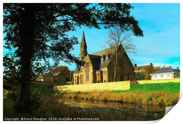 St Georges United Reformed Church In Morpeth Print by Kevin Maughan