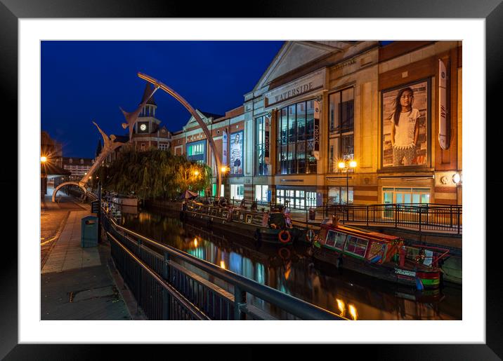 Waterside, Lincoln Framed Mounted Print by Andrew Scott