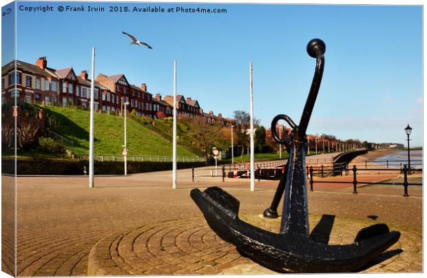 Egremont Sea front and promenade. Canvas Print by Frank Irwin