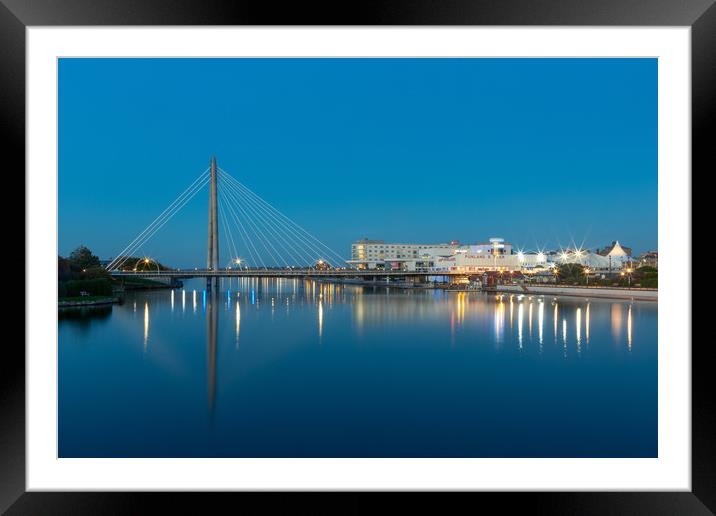The Marine Lake Southport Framed Mounted Print by Roger Green