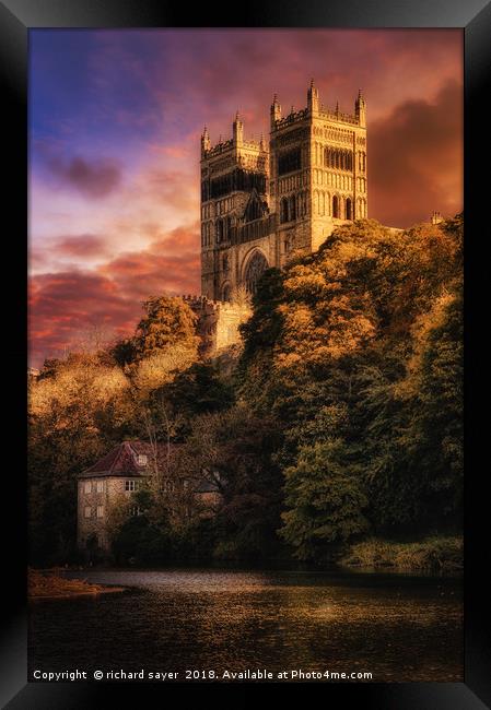Durham Cathedral Framed Print by richard sayer