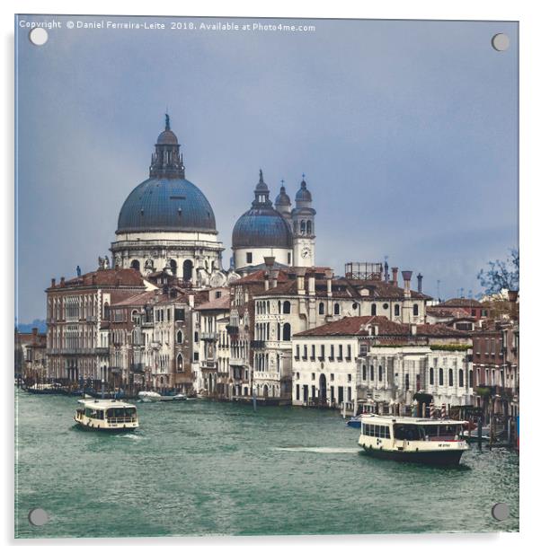 Venice Grand Canal, Italy Acrylic by Daniel Ferreira-Leite