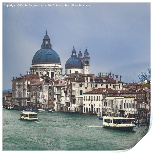 Venice Grand Canal, Italy Print by Daniel Ferreira-Leite