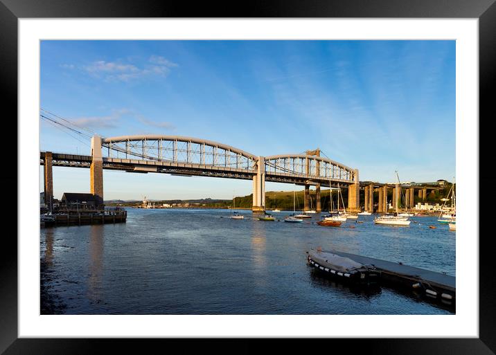 The Royal Albert Bridge, Plymouth Framed Mounted Print by Maggie McCall