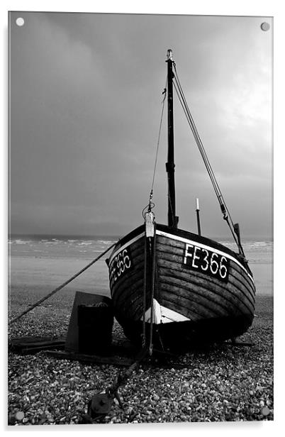 Dungeness Fishing Boat Acrylic by Tony Bates