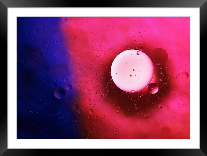 The White Planet Framed Mounted Print by Mike Gorton