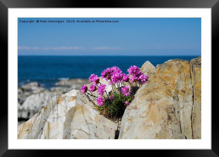 Thrift on the coast Framed Mounted Print by Pete Hemington