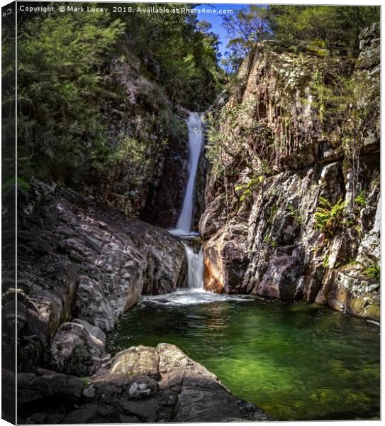 Rollalson Falls Canvas Print by Mark Lucey