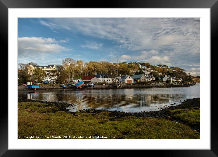 Bayfield, Portree #2 Framed Mounted Print by Richard Smith