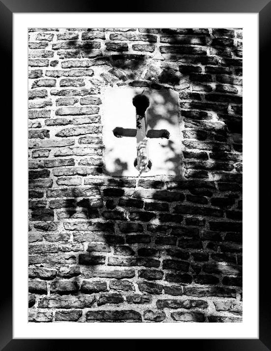 Cow Tower Norwich Framed Mounted Print by Darren Burroughs