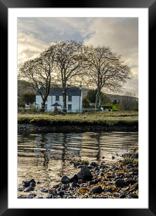 Seafield House, Portree. Framed Mounted Print by Richard Smith