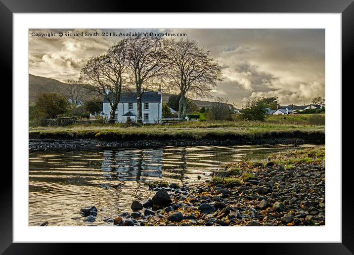 Seafield House, Portree. #2 Framed Mounted Print by Richard Smith