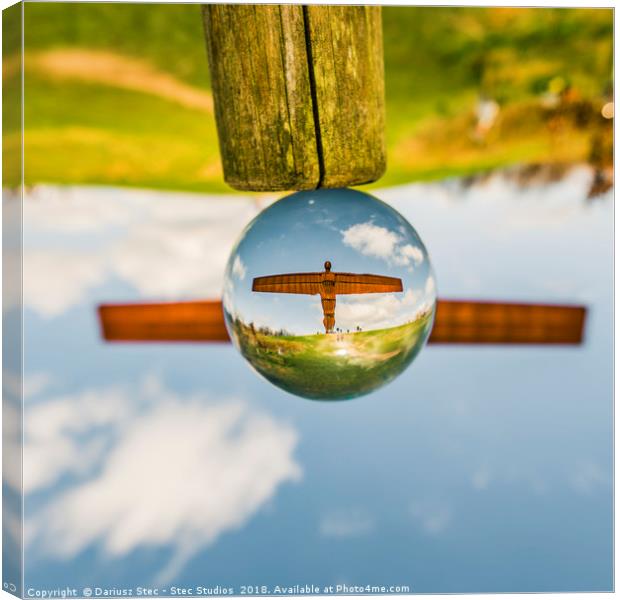 The Angel of the North. Canvas Print by Dariusz Stec - Stec Studios